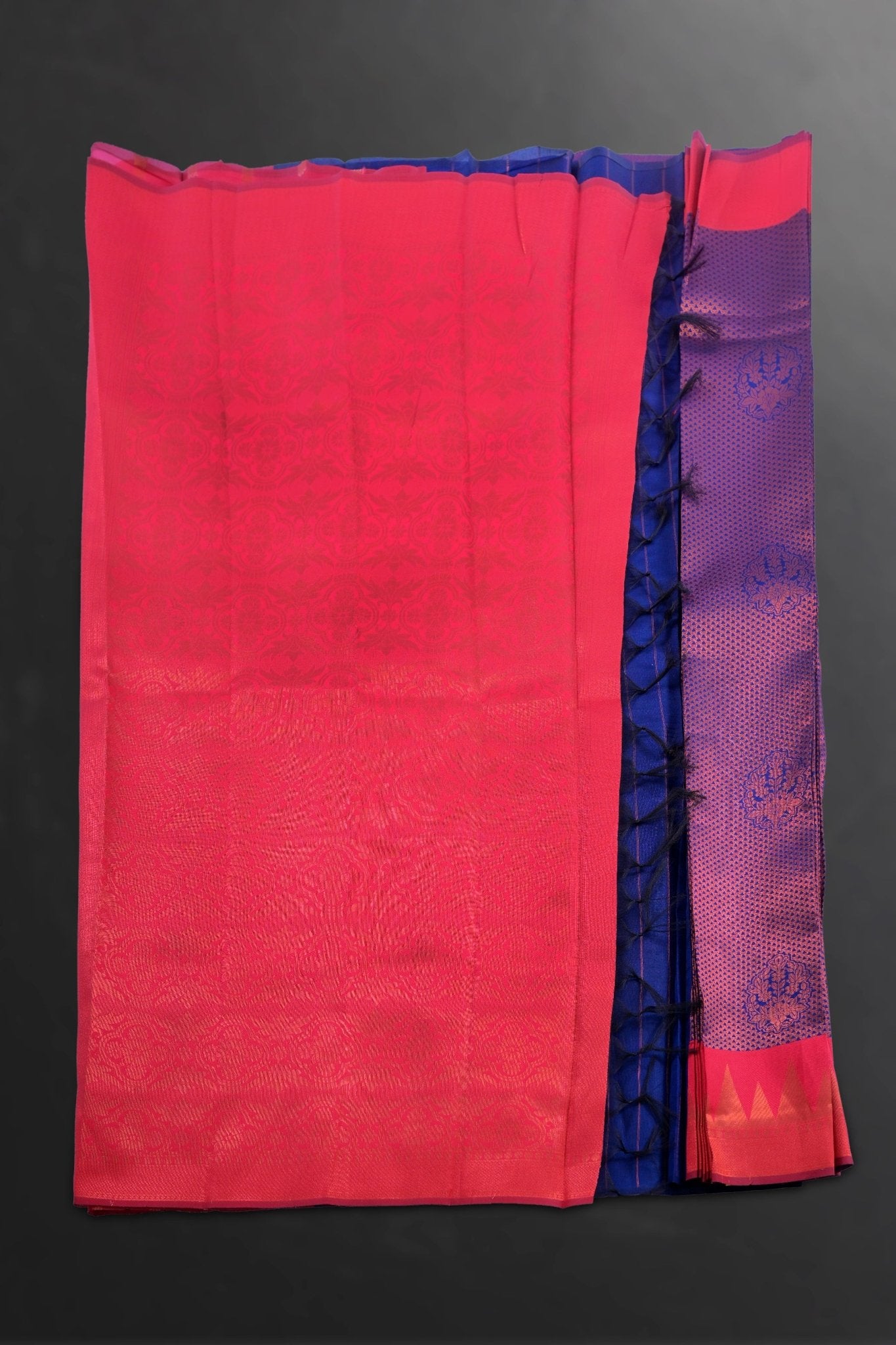 Exquisite Zari Work Saree with Unique Dual-Border Design - JCS Fashion Saree JCS Fashions