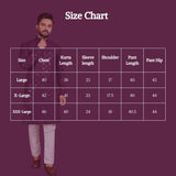 Festival Ready Mirror Embroidered Cotton Kurta Pajama Set - JCSFashions Men JCS Fashions
