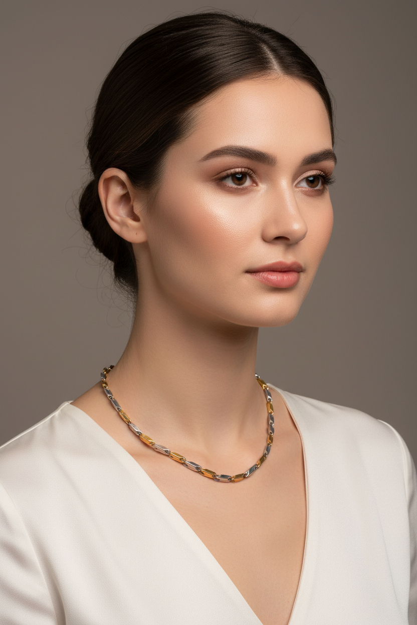 Glamour Fusion: Gold & Silver Chains | Elevate Your Style with JCSFashions