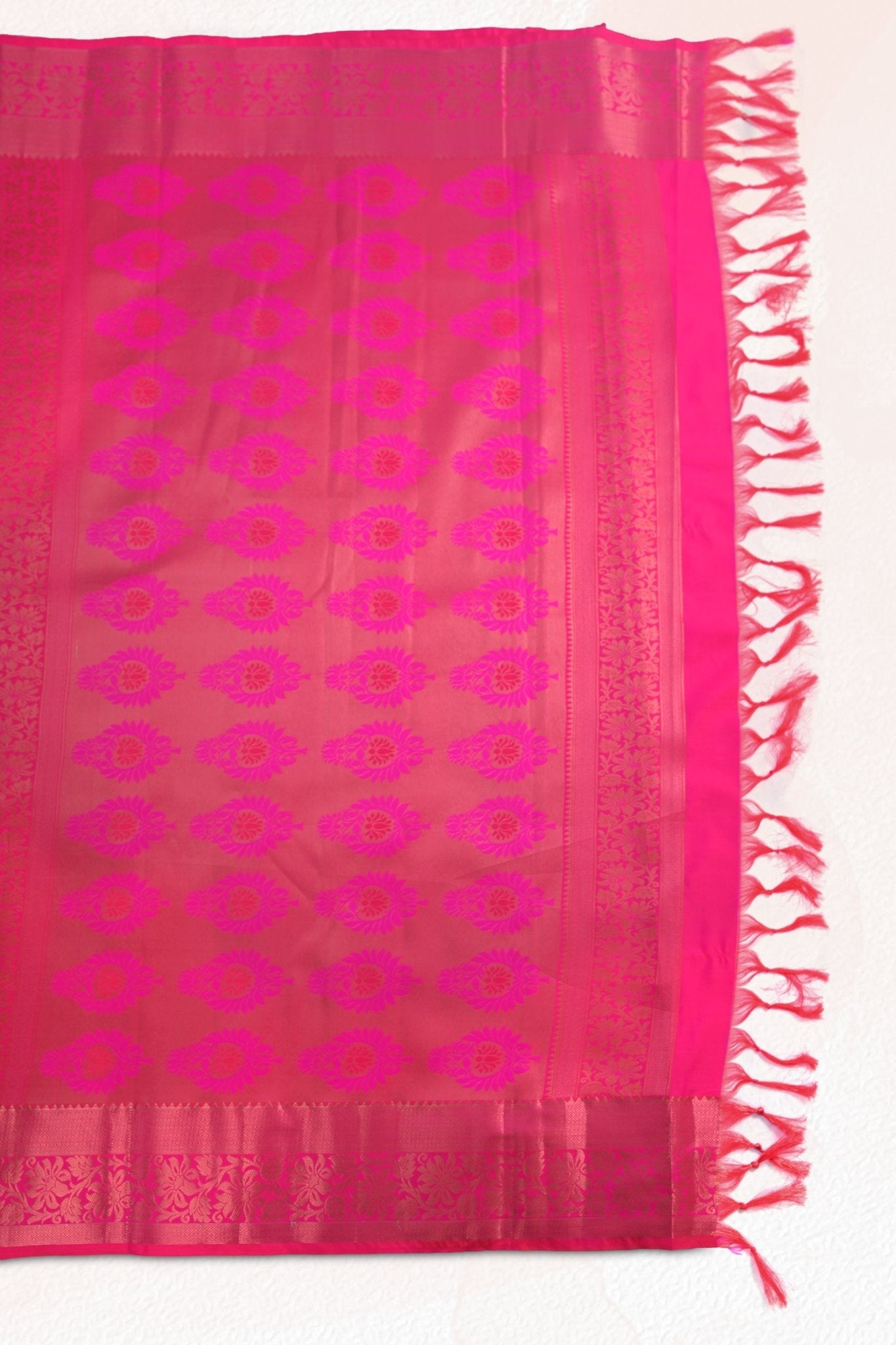 Golden Zari Kanchipuram Silk Saree - Traditional Elegance by JCSFashions Saree JCS Fashions
