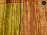 Exquisite Kanchipuram Semi-Bridal saree with Big borders