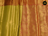 Exquisite Kanchipuram Semi-Bridal saree with Big borders
