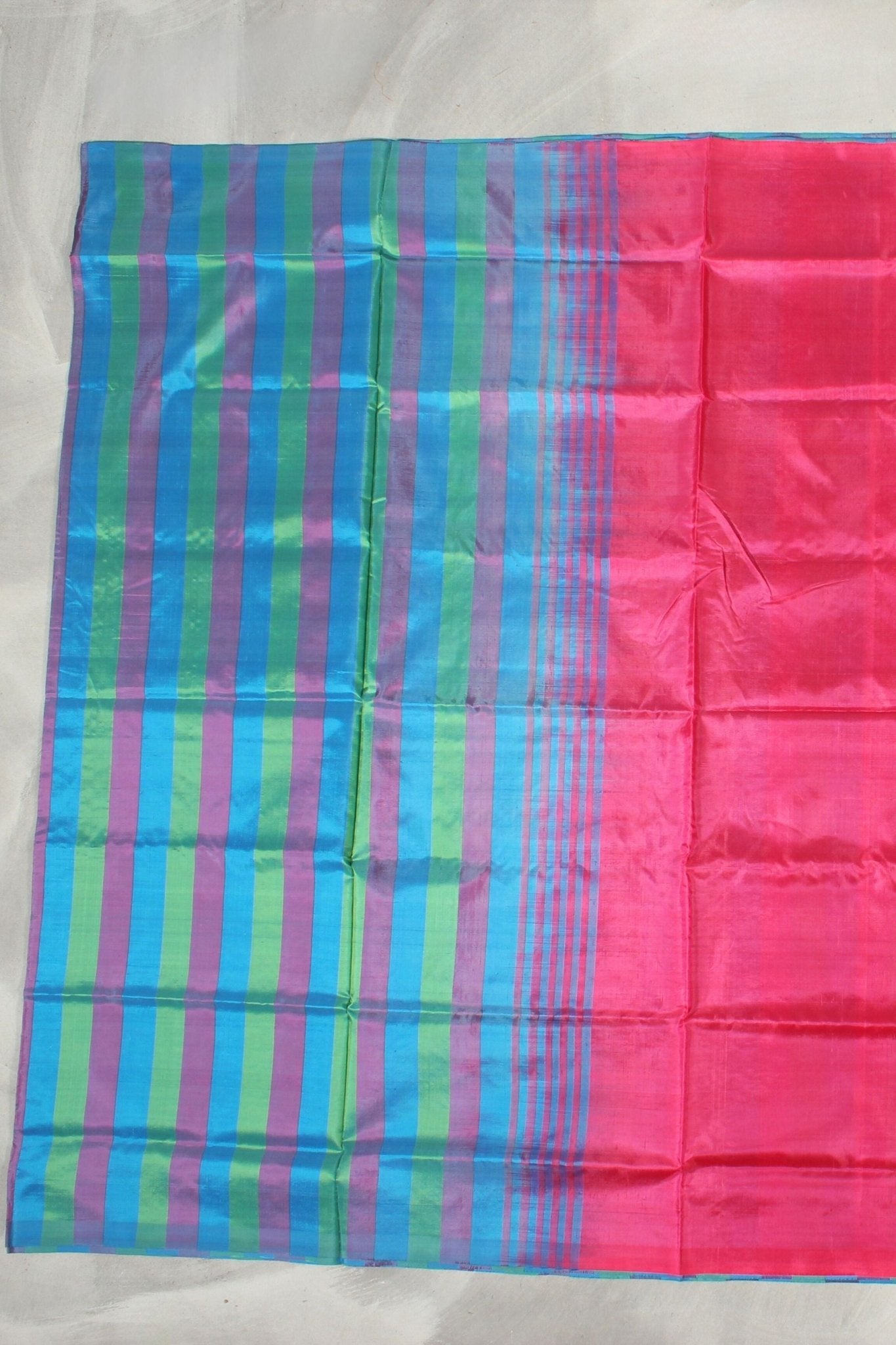 Hand-Woven Banana Pith Saree - Borderless Chic and Sustainable Saree JCS Fashions