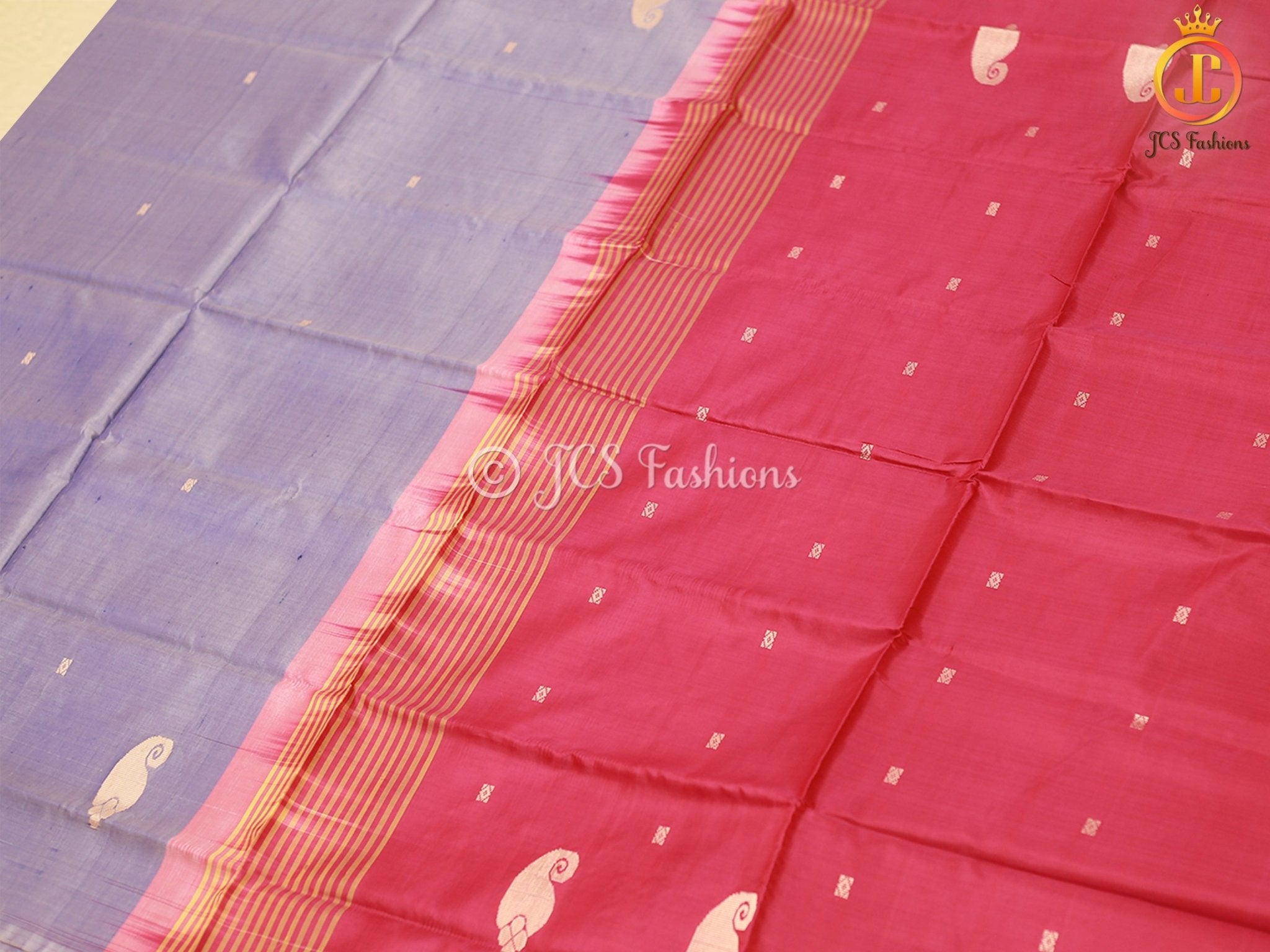 Hand Woven Vibrant And Mild Colour VAALAI Pattu Sarees SAREE JCS Fashions