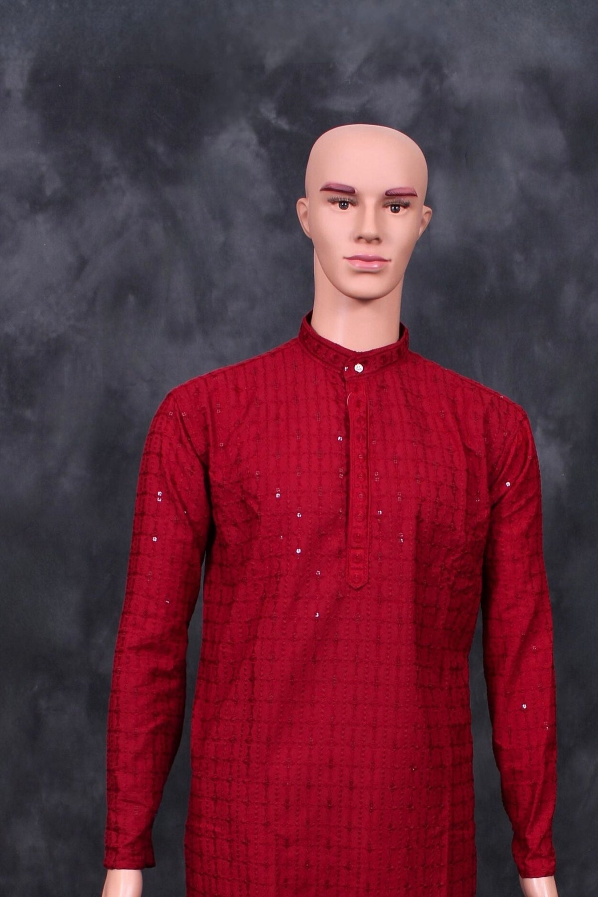 Handcrafted Men's Lakhnavi Kurta with Resham Embroidery - JCS Fashions Men JCS Fashions