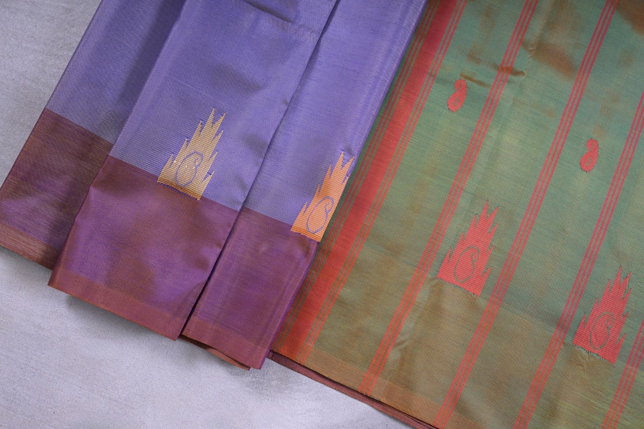 Handcrafted Vaazhai Naar Saree - Tradition Meets Sophistication Saree JCS Fashions