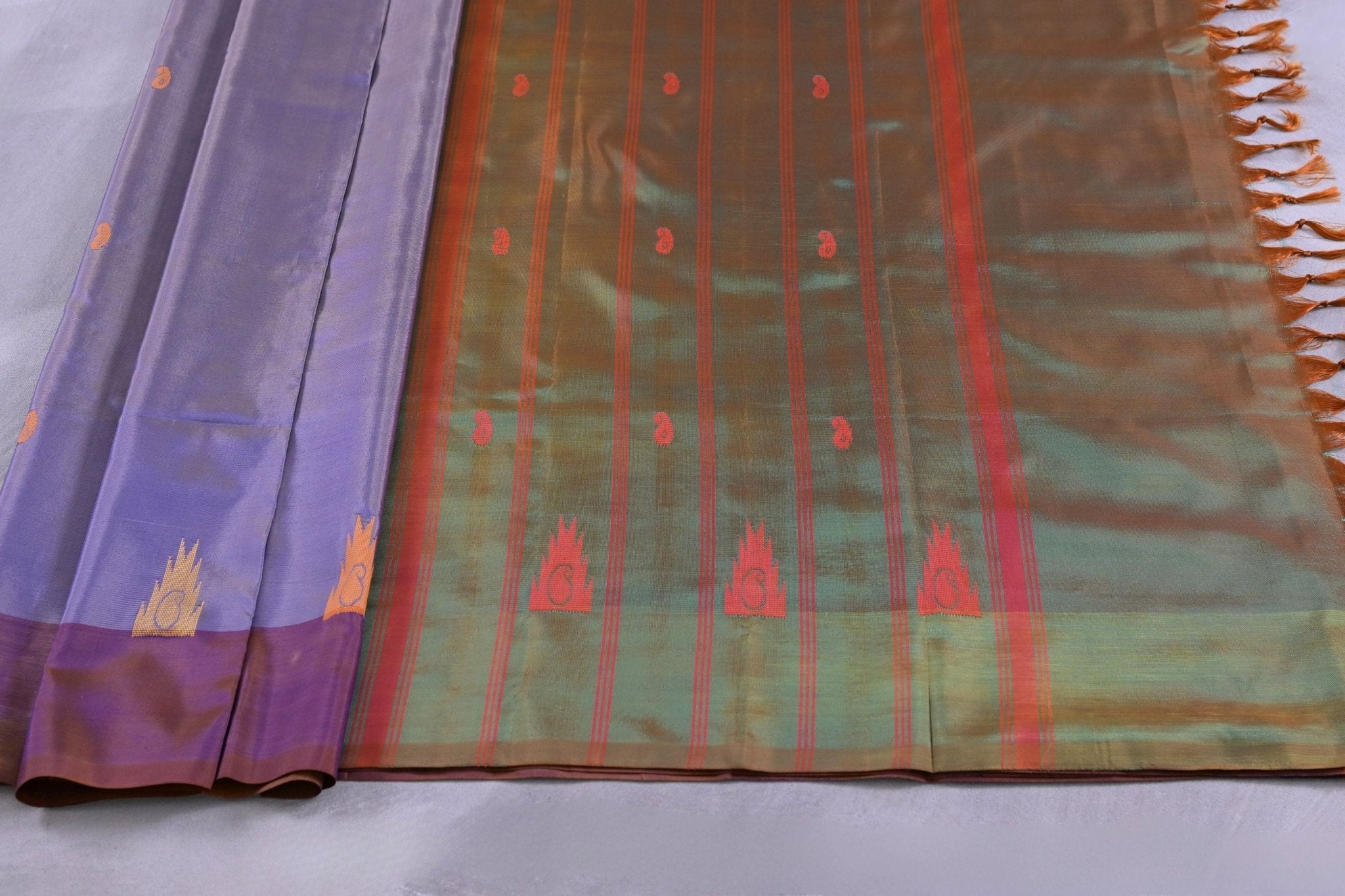 Handcrafted Vaazhai Naar Saree - Tradition Meets Sophistication Saree JCS Fashions