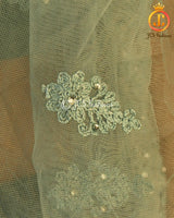 Heavy Designer Lehenga in Blueish Green LEHANGA JCS Fashions