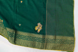 Heavy Moonga Silk Saree with Banarasi Weaving & Zardosi Work Blouse SAREE JCS Fashions