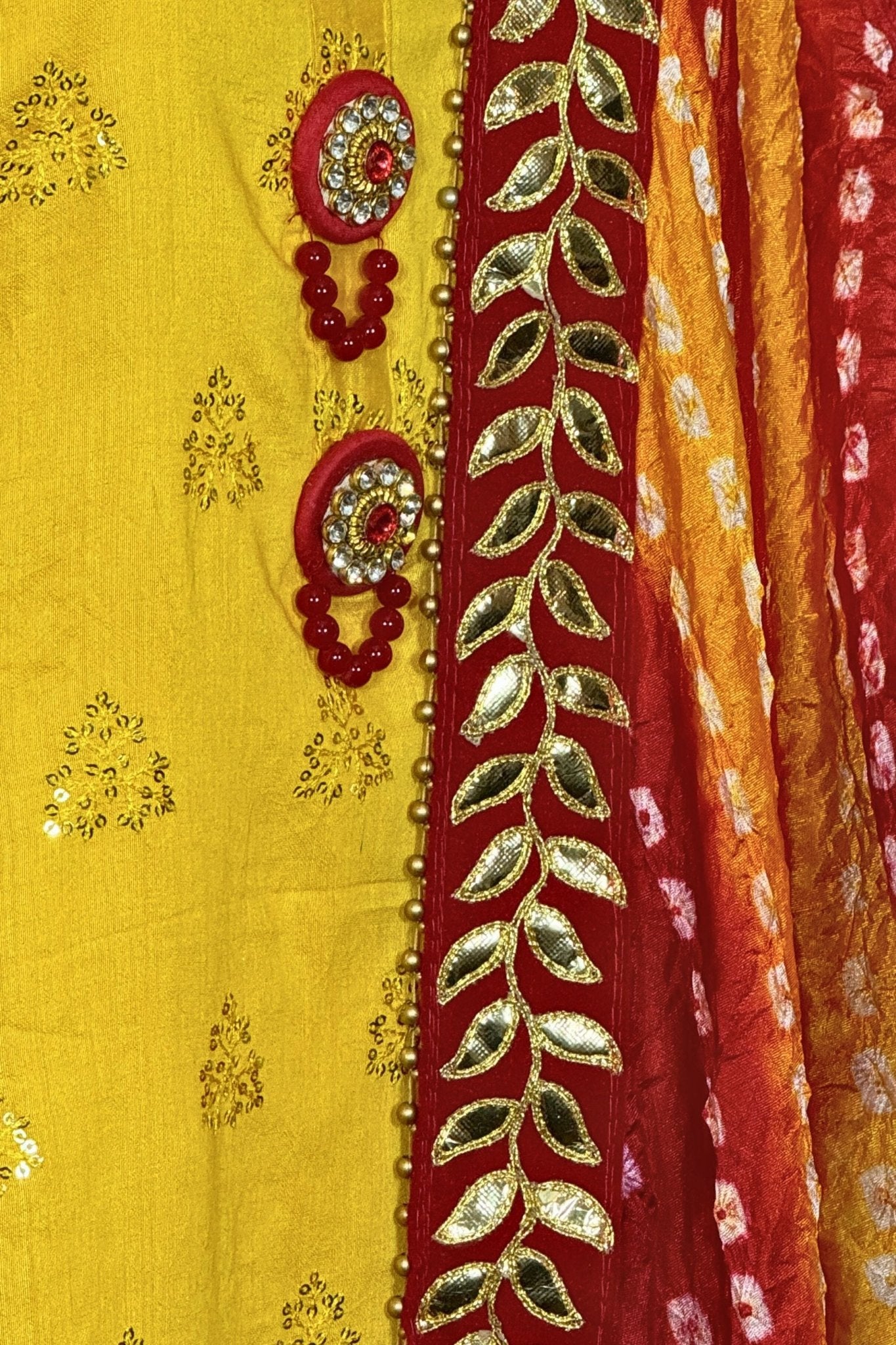 Indian Fashion Kurti, Muslin Silk Fabric Beautiful Butti Ghatchola - JCS Fashions