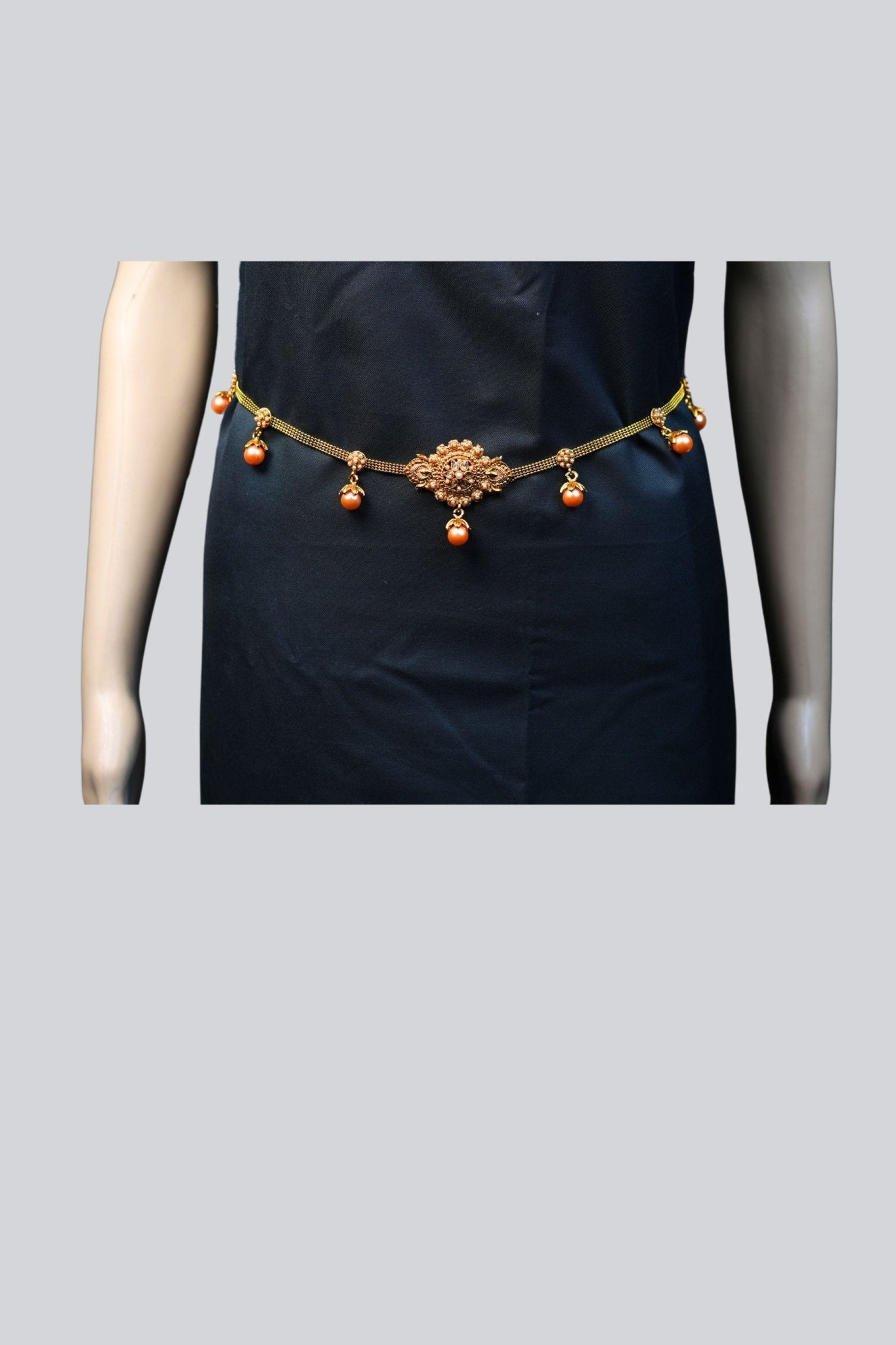 JCS Fashion Antique Gold Stone Hip Chain: Vintage Glamour, Modern Charm Jewelry JCS Fashions