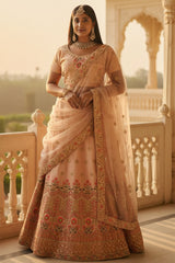 JCS Fashion's A-line Designer Lehenga with Embroidery and sequins LEHENGA JCS Fashions