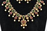 JCS Fashion's Luxurious 1 Gram Gold Necklace and Earring Set Jewelry JCS Fashions