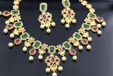 JCS Fashion's Luxurious 1 Gram Gold Necklace and Earring Set Jewelry JCS Fashions
