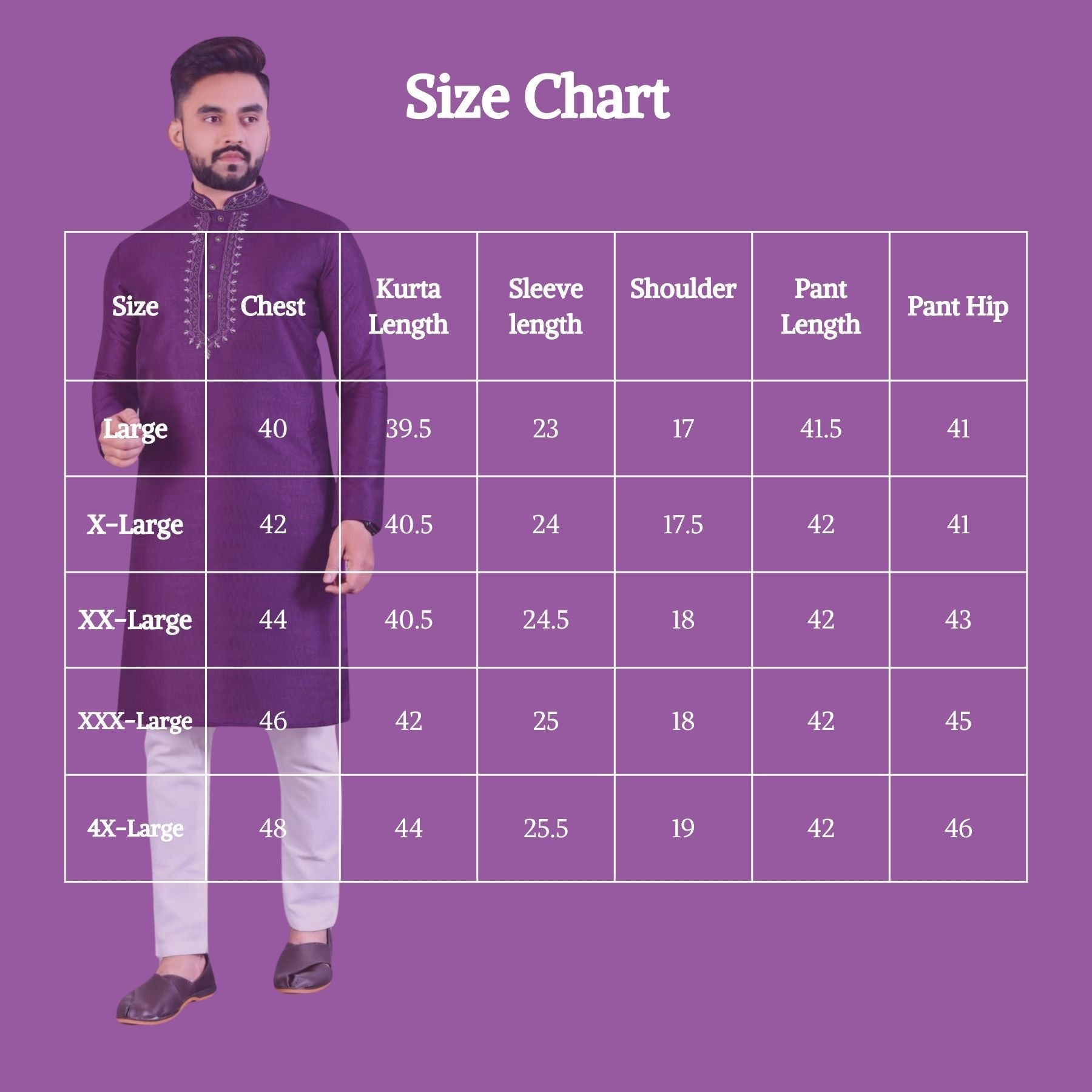 JCS Fashions Men's Traditional Chanderi Silk Kurtas with Resham Neck Detail Men JCS Fashions