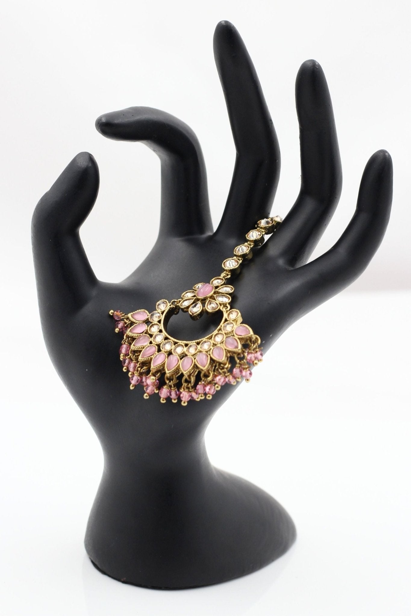 JCSFashions Gold-Plated Fancy Tikka/Chutti with Dazzling Stonework Jewelry JCS Fashions