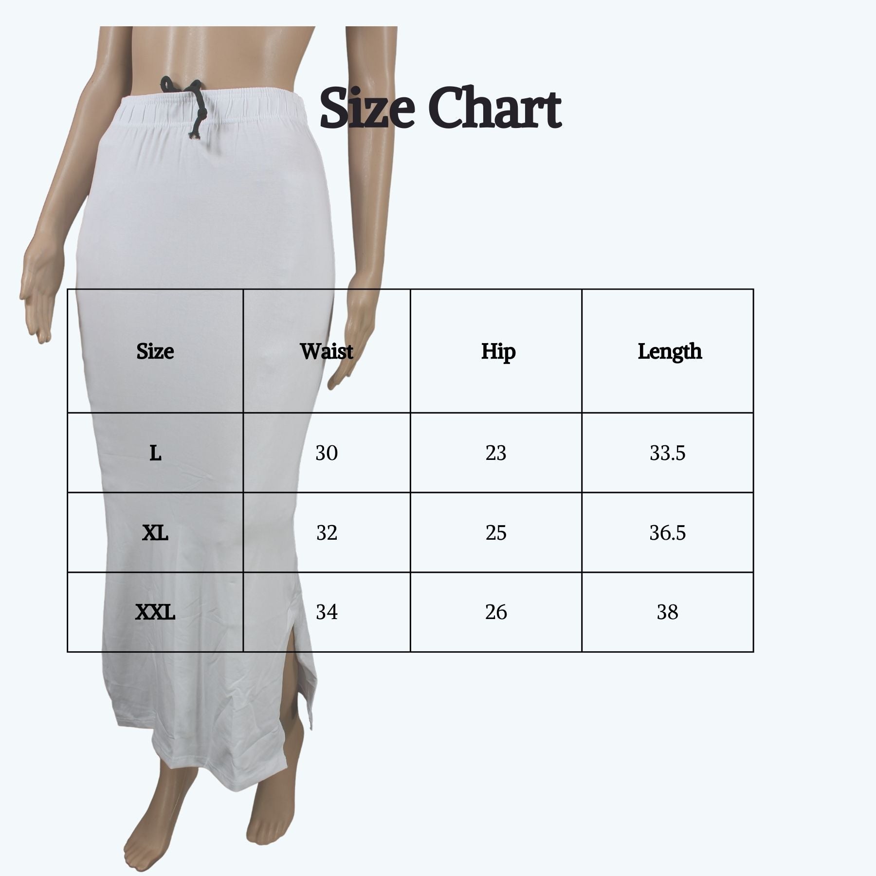 JCSFashions Slimming 4-Way Lycra Shapewear - Smooth and Comfortable Inskirt JCS Fashions