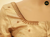 Kanchipuram Semi Bridal Saree With Rich Pallu And Blouse SAREE JCS Fashions
