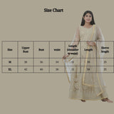 KURTI Embroidered & Stonework Long Gown with Santoon Lining KURTI JCS Fashions