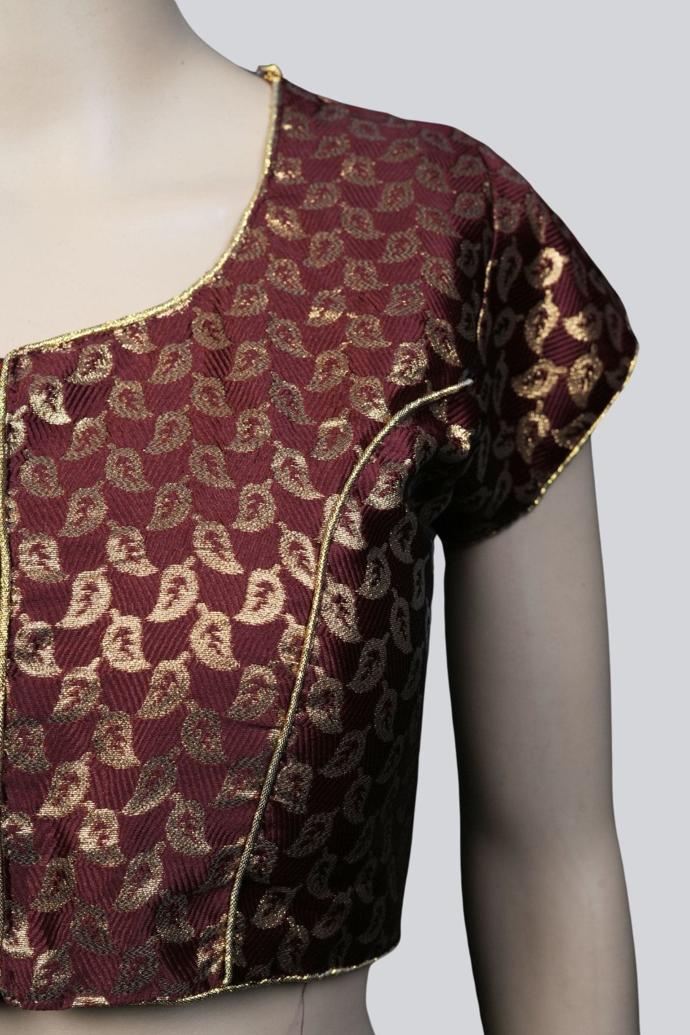 Luxe Brocade Blouse Elegance: Elevate Your Style with JCSFashions Blouse JCS Fashions