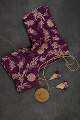 Luxurious Banaras Moonga Plain Crepe Saree with Elegant Kanchi Borders Saree JCS Fashions