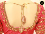 Luxurious Indian Aari Work Silk Blouse With Latkan Blouse JCS Fashions