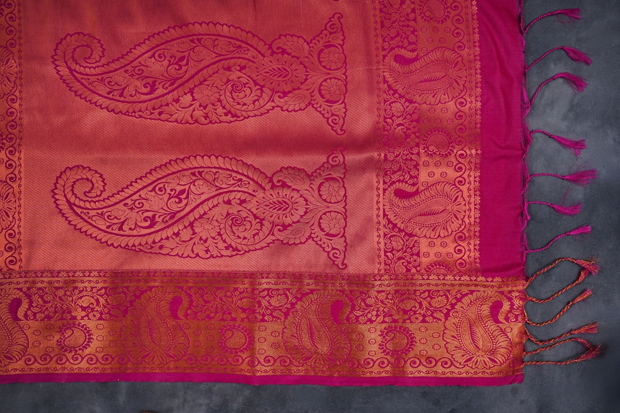 Luxurious Kanchipuram Blended Silk Saree - Radiate Grace & Elegance Saree JCS Fashions