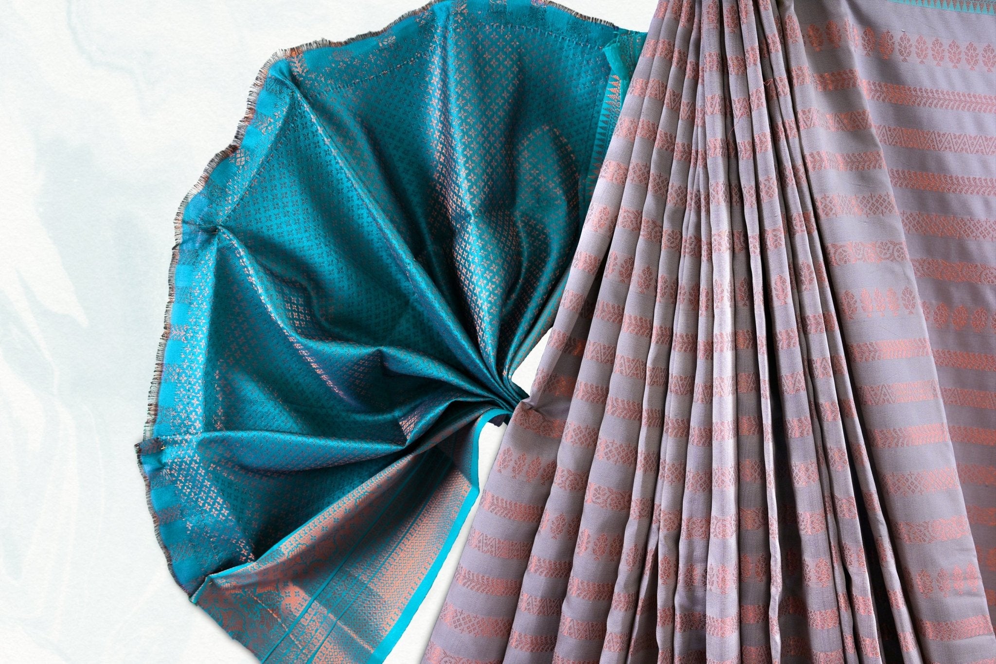 Luxurious Semi-Silk Saree with Grand Pallu and Unique Zari Lines Saree JCS Fashions