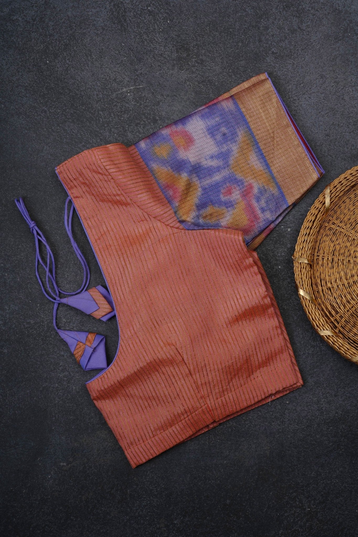Luxury Semi Tussar Silk Saree with Pochampally Border Saree JCS Fashions