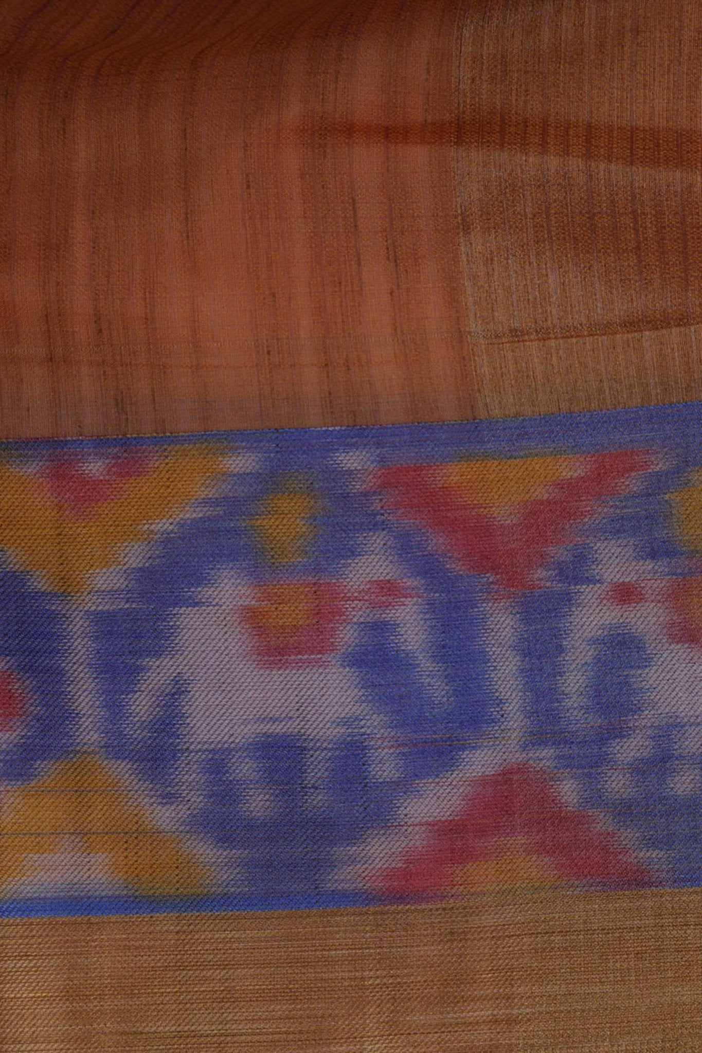Luxury Semi Tussar Silk Saree with Pochampally Border Saree JCS Fashions