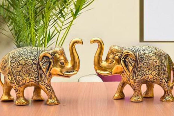 Majestic Handcrafted Metal Showpieces & Collectibles by JCS Fashions Gift JCS Fashions Gold 14 * 12.5 * 6