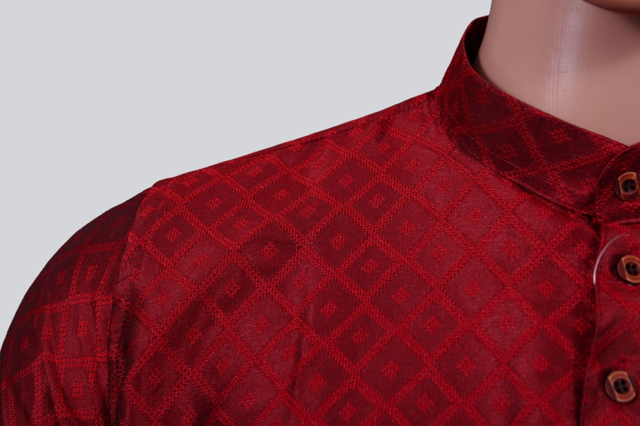 Men's Diamond Pattern Kurta: Ethnic Elegance Meets Modern Comfort Men JCS Fashions