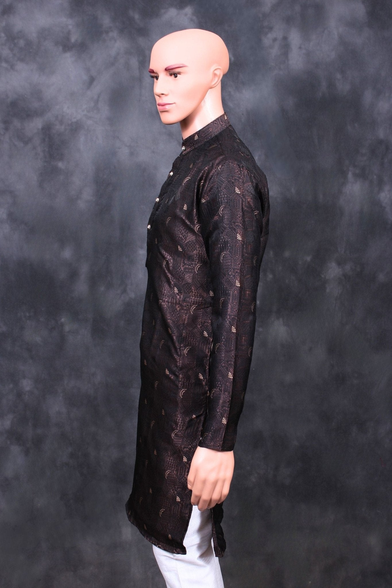 Men's Exquisite Jacquard Kurta - Tradition Meets Style with JCS Fashions Men JCS Fashions
