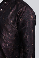 Men's Exquisite Jacquard Kurta - Tradition Meets Style with JCS Fashions Men JCS Fashions
