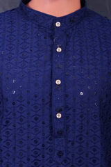 Men's Lakhnavi Kurta: Embroidered Ethnic Elegance by JCSFashions Men JCS Fashions