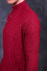 Men's Lakhnavi Kurta - Handcrafted Ethnic Elegance from JCSFashions Men JCS Fashions
