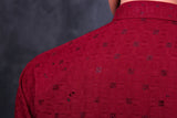 Men's Lakhnavi Kurta with Resham Embroidery from JCSFashions Men JCS Fashions