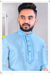 Men's Traditional Corian Silk Kurta - Sophisticated Ethnic Comfort Wear Men JCS Fashions