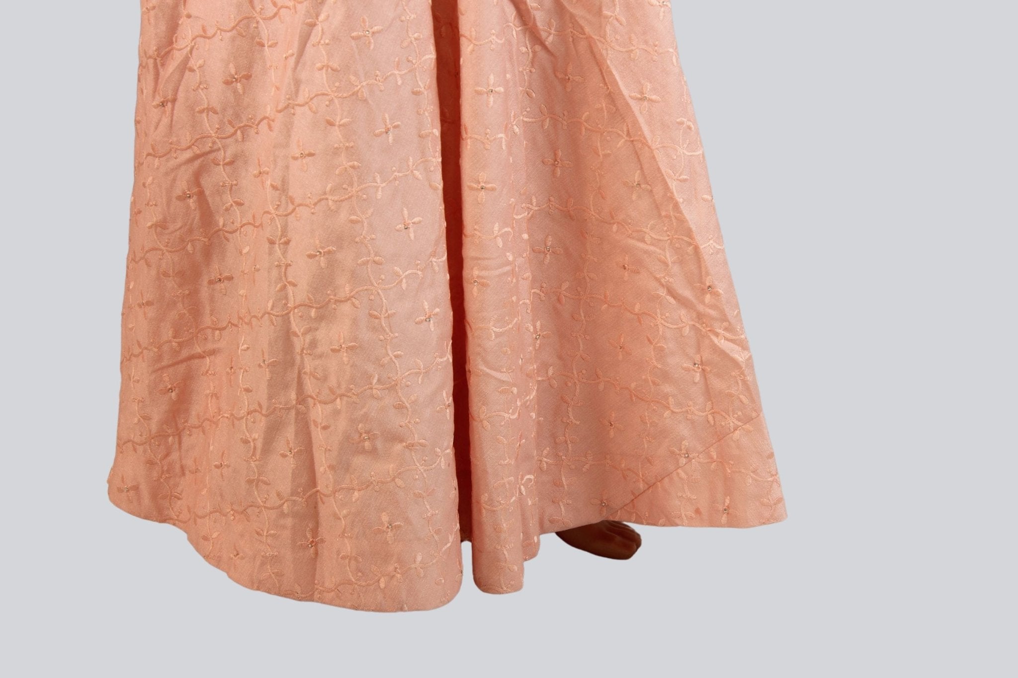 Modal Silk Long Gown With Stones And Embroidery Work - JCS Fashions