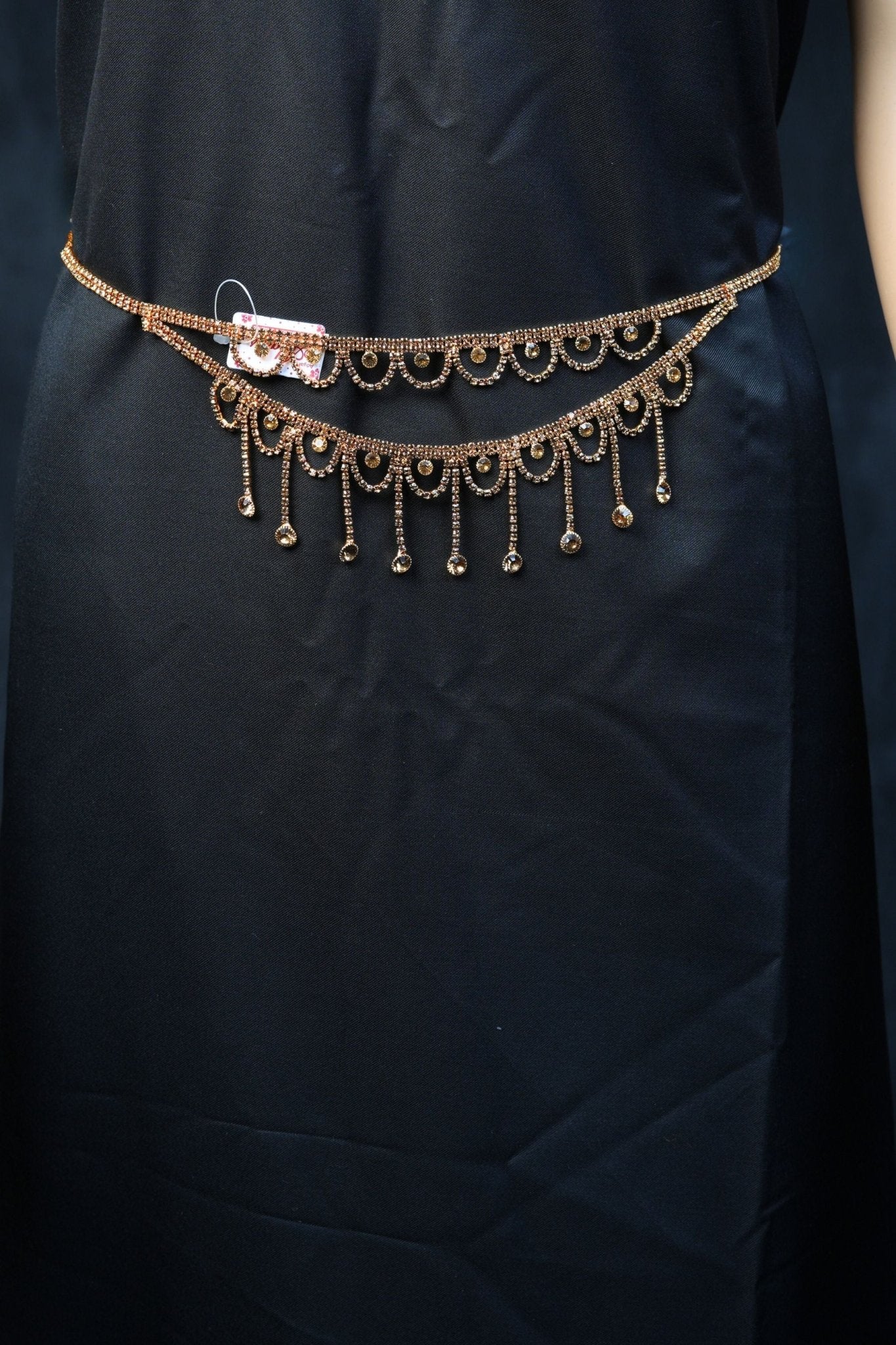 Multilayer Gold & Stone Hip Chain - Glam to Every Outfit by JCS Fashion Jewelry JCS Fashions Gold 18-38"