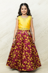 Brown New! Silk-Cotton Blend Frock