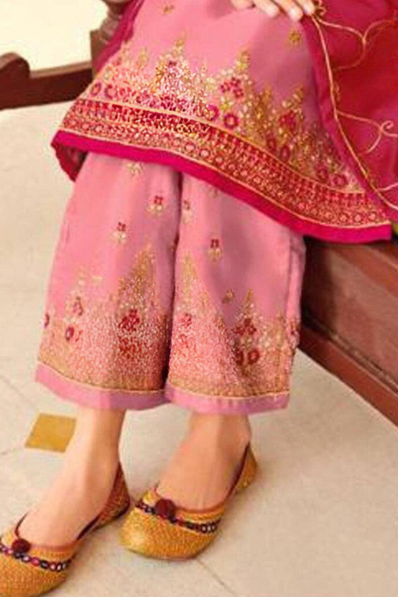Pink Salwar Set: Comfortable and Stylish Ethnic Wear | JCS Fashions Kurti JCS Fashions