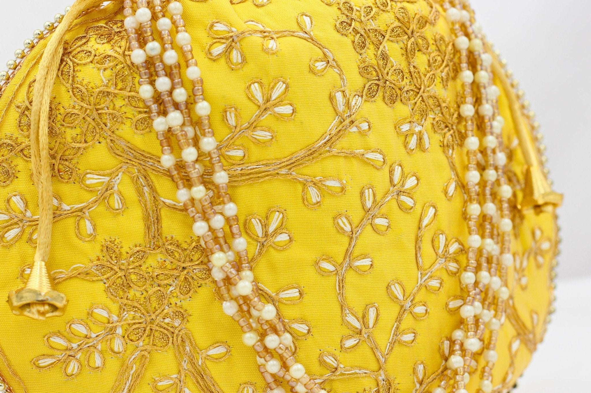Premium Handcrafted Silk Potli Bag - Ultimate Blend of Tradition & Style Potli JCS Fashions