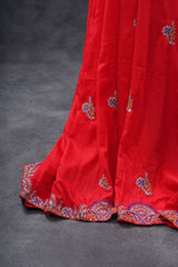 Premium Rajwadi Silk Embellished Saree With Latkan Blouse SAREE JCS Fashions