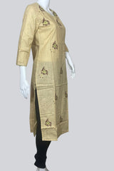 Pure Cotton Kurti with Beads & Embroidery - Comfortable & Versatile KURTI JCS Fashions