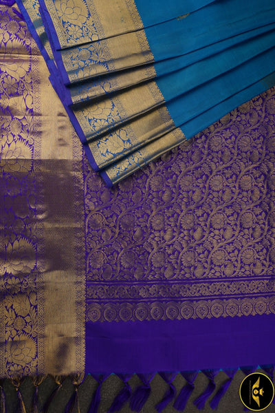 Pure Kanchipuram Silk Saree With Fancy Jhumki Motifs SAREE JCS Fashions