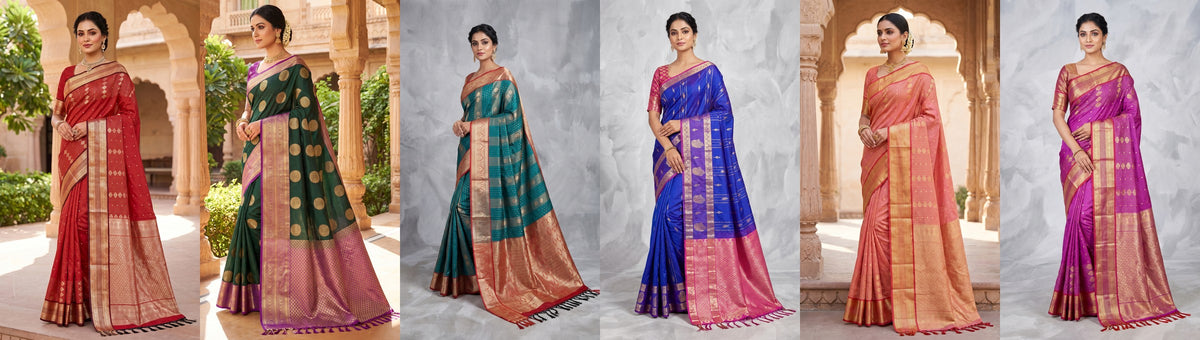 Pure silk sarees, Silk Mark certified, festive collection