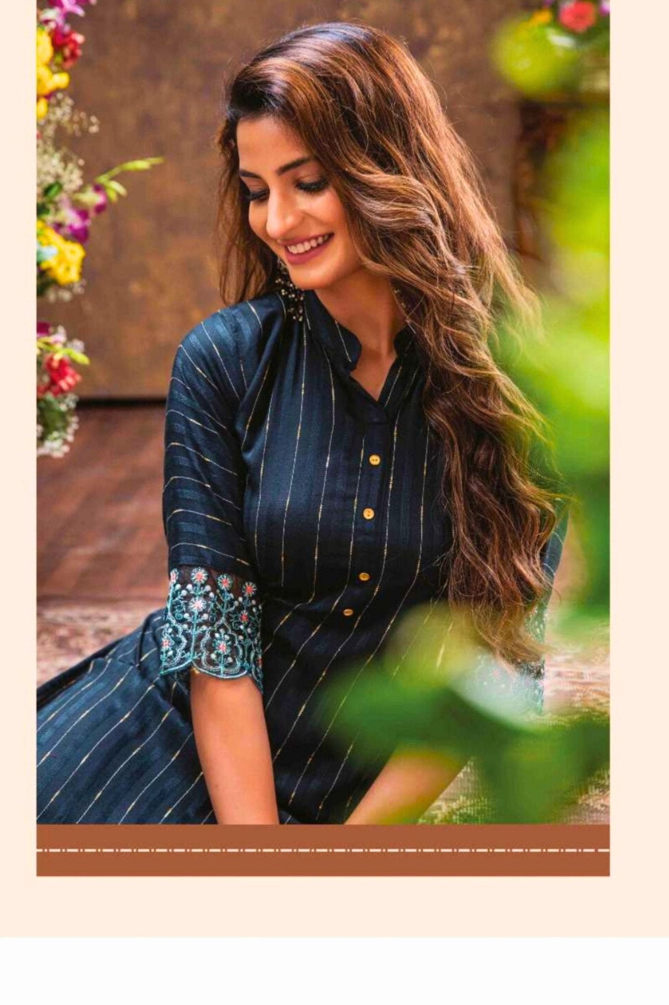 Rayon Embroidered Kurti – Chic & Stylish Ethnic Wear for Women Kurti JCS Fashions