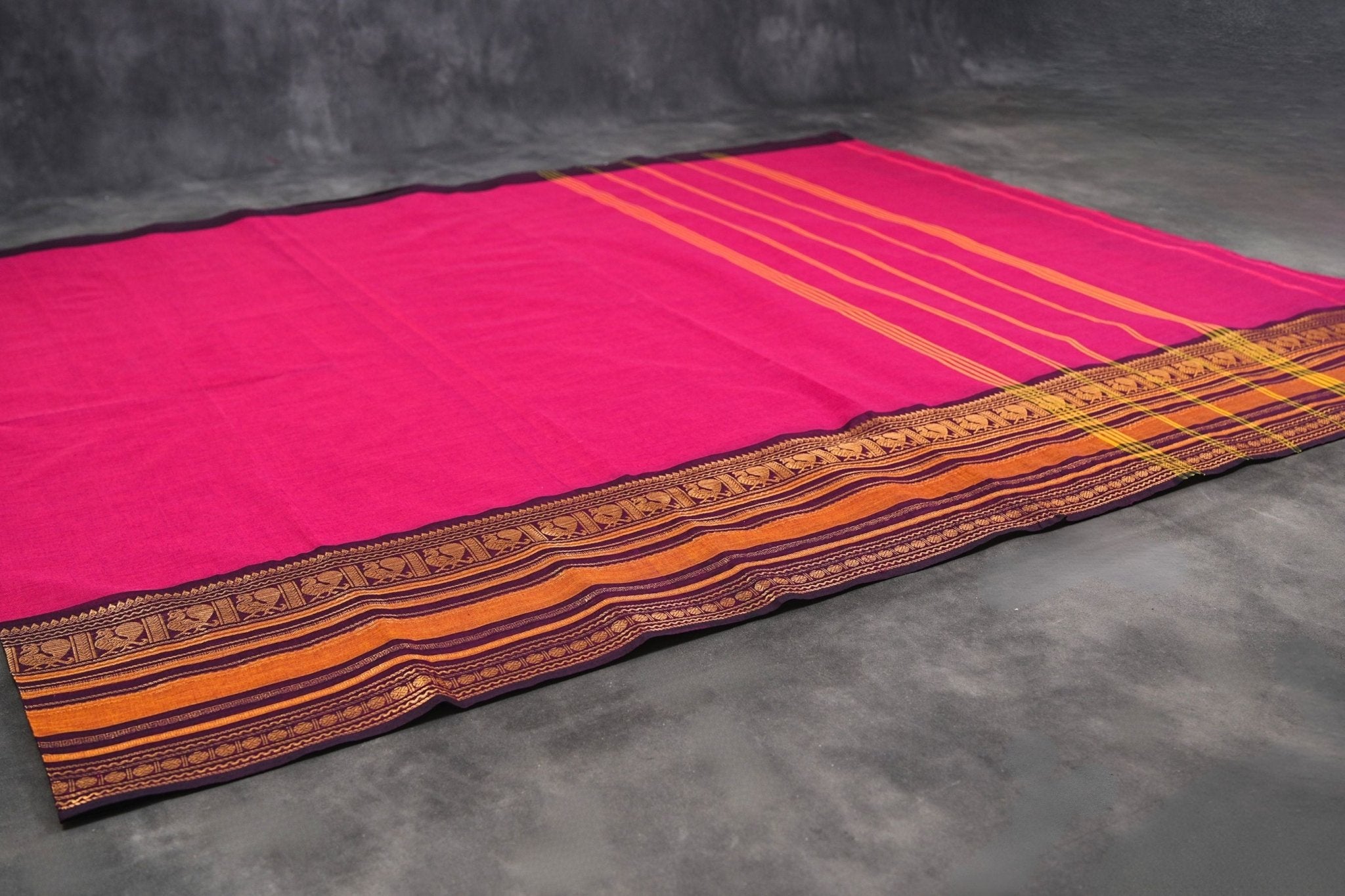Regal Chettinad Cotton Saree – Traditional Elegance Melds with Modern Saree JCS Fashions