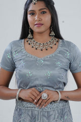 Regal Elegance Designer Lehenga With Stone and Sequins Work LEHENGA JCS Fashions